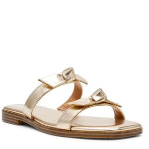 DV Dolce Vita Women's Medford Two Strap Bow Flat Sandal Size 7M